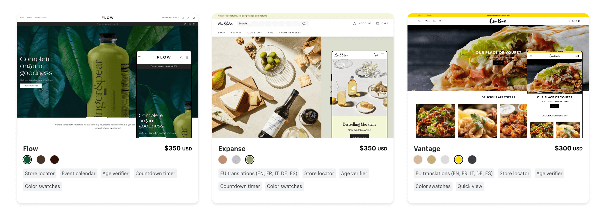 Sell Food Online with Shopify in US