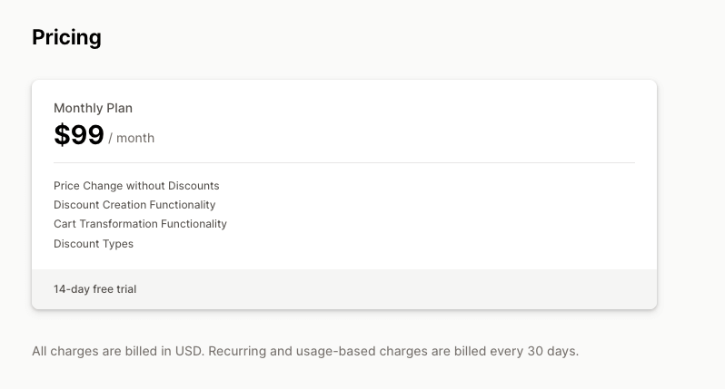 mgroup dynamic price subscribe