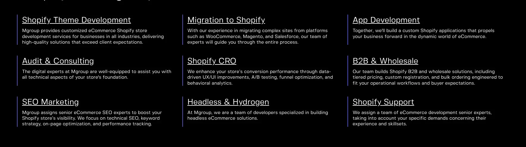 Shopify agency