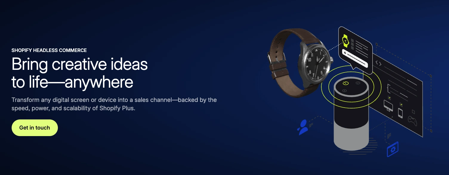 Headless Shopify store