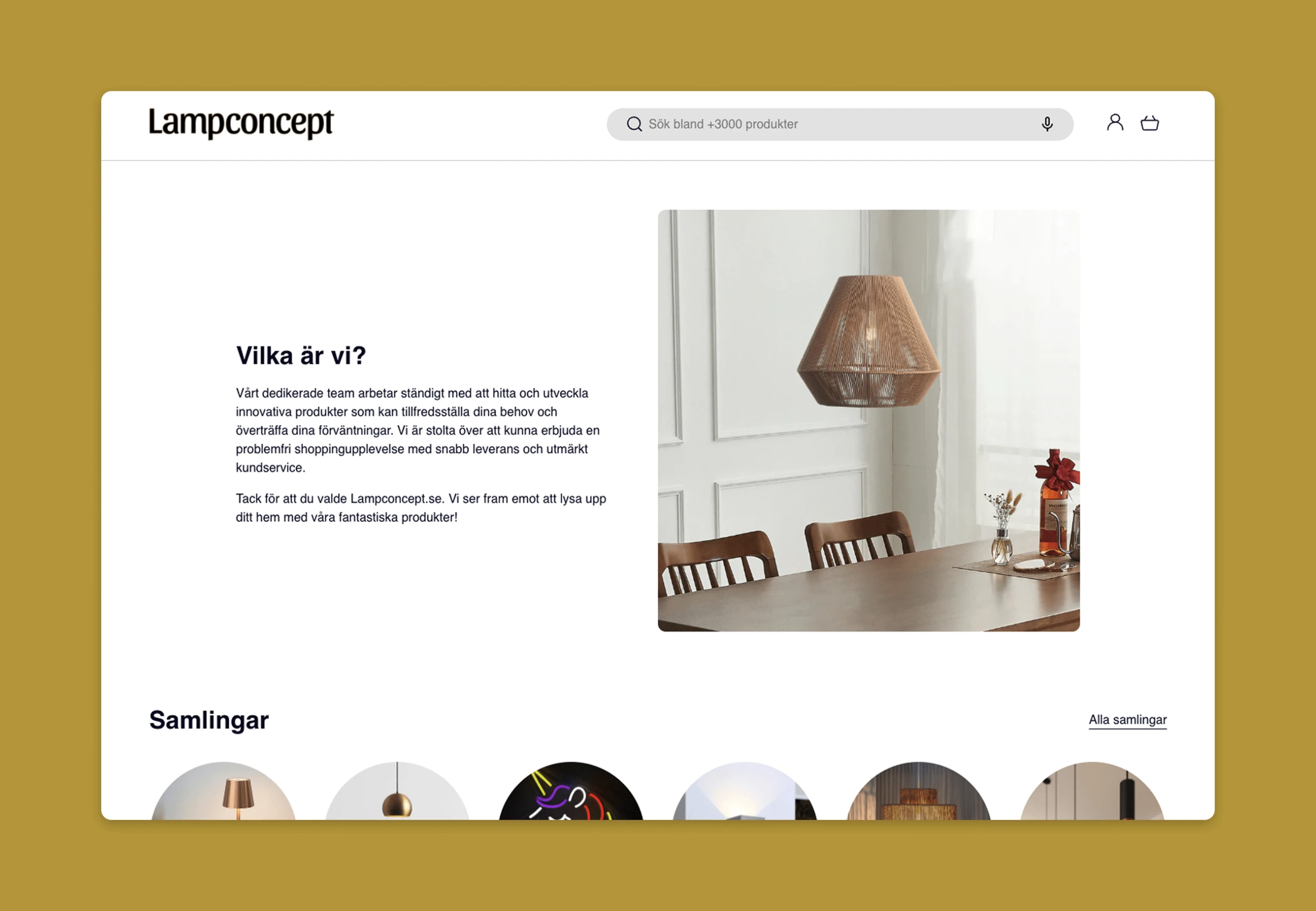 Lampconcept – Custom Shopify Theme Design