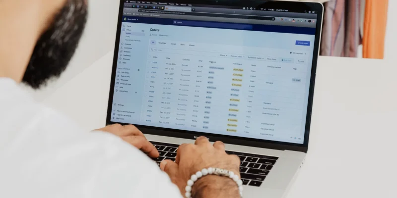 Merchant reviewing product data for agentic commerce Shopify readiness