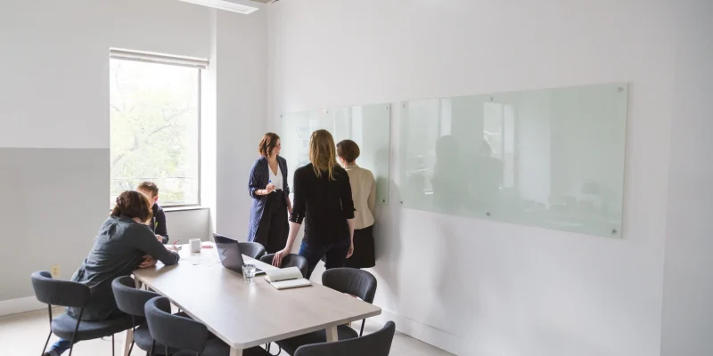 Shopify development agency team collaborating on a project