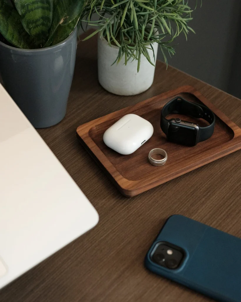 Office desk flat lay — Shopify Hydrogen Development